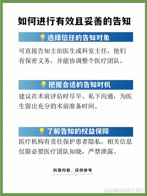 特殊情况，一定要提前告诉医生