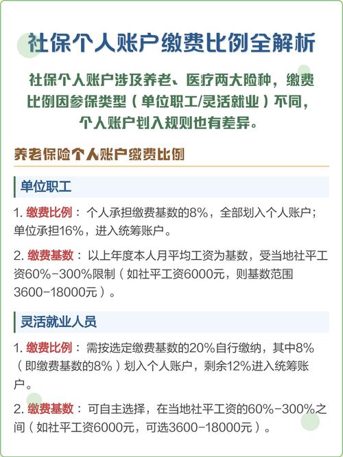 养老保险个人账户分割比例示意图