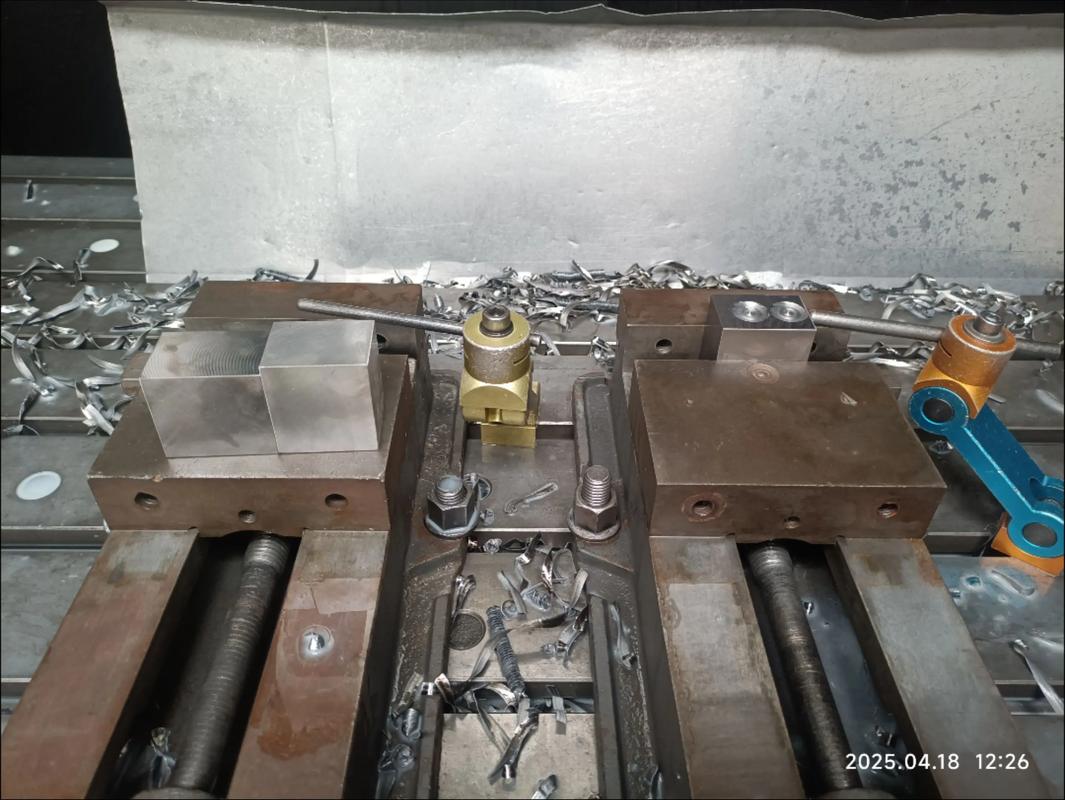 离散制造产线齿轮加工工位的防呆工装实拍