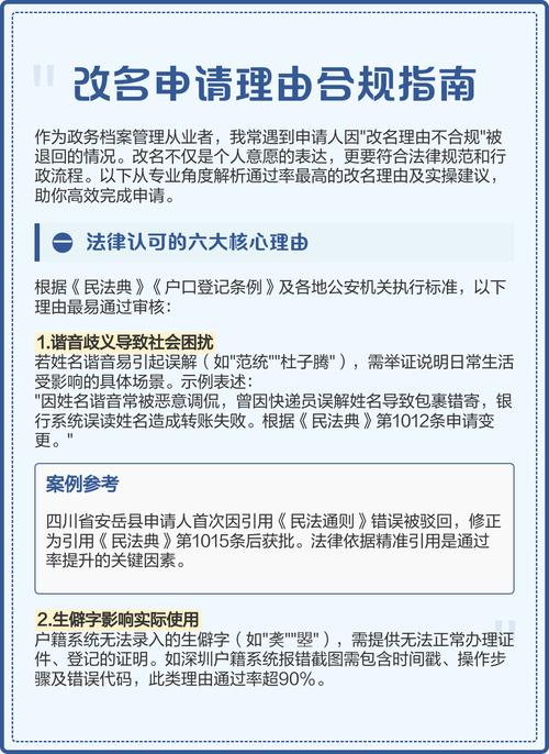 一、你把改名想简单了，也把法律想复杂了