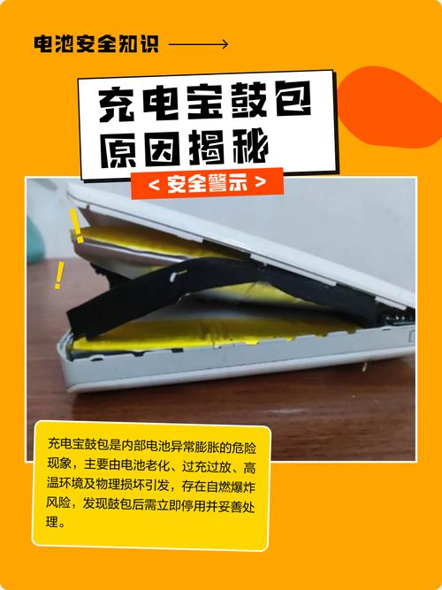 家庭床头放置的鼓包发烫劣质充电宝