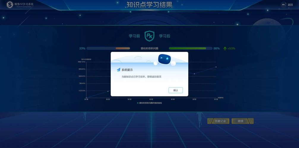 自适应学习系统AI推荐习题界面