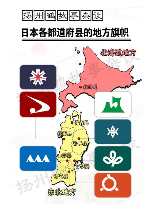 日本47个都道府县现代极简旗帜设计大全