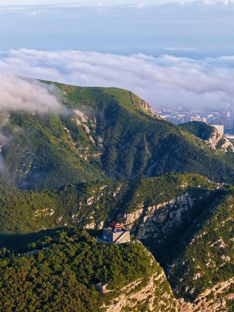 大连大黑山山顶俯瞰