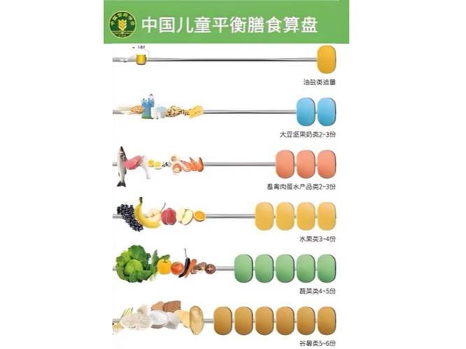 肥胖防控儿童营养餐盘示例