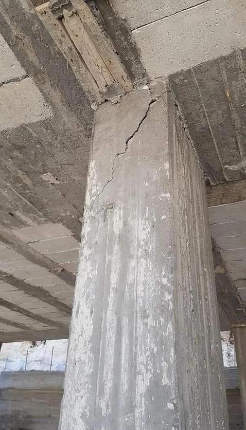 文保单位古建筑房屋主体结构开裂现场图