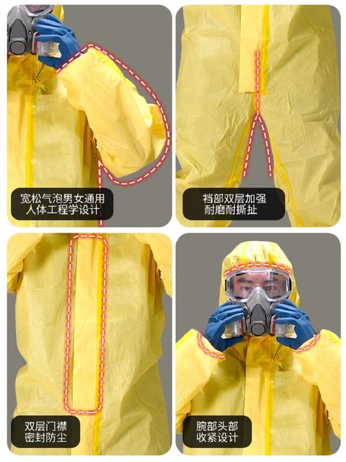 工业酸防护装备穿戴演示