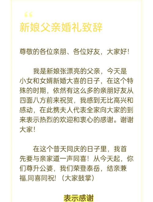 新娘父亲婚礼致辞动情落泪 父女拥抱