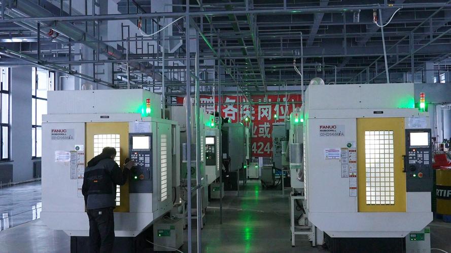 工厂车间联网数控车床工业网络安全现场图