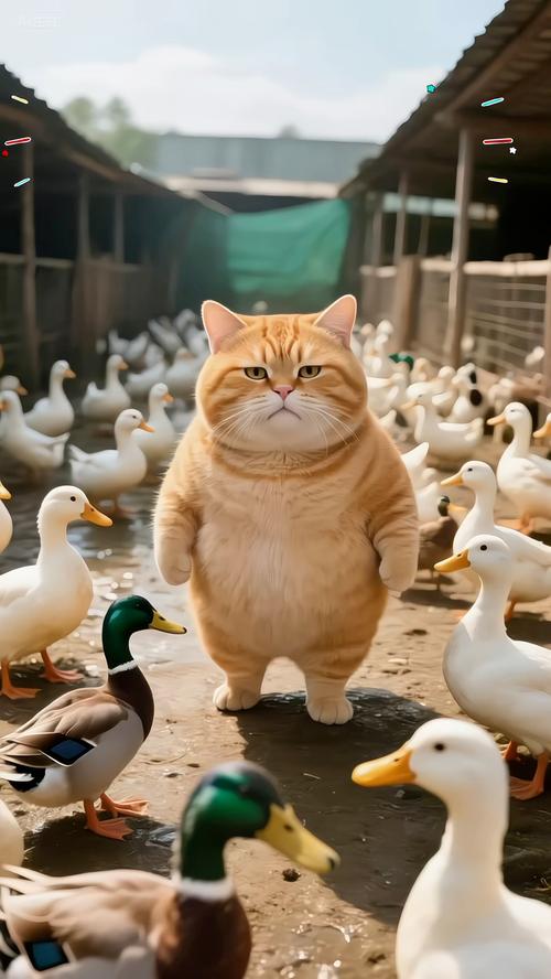 2025年AI生成视频九龙城寨橘猫光影细节截图