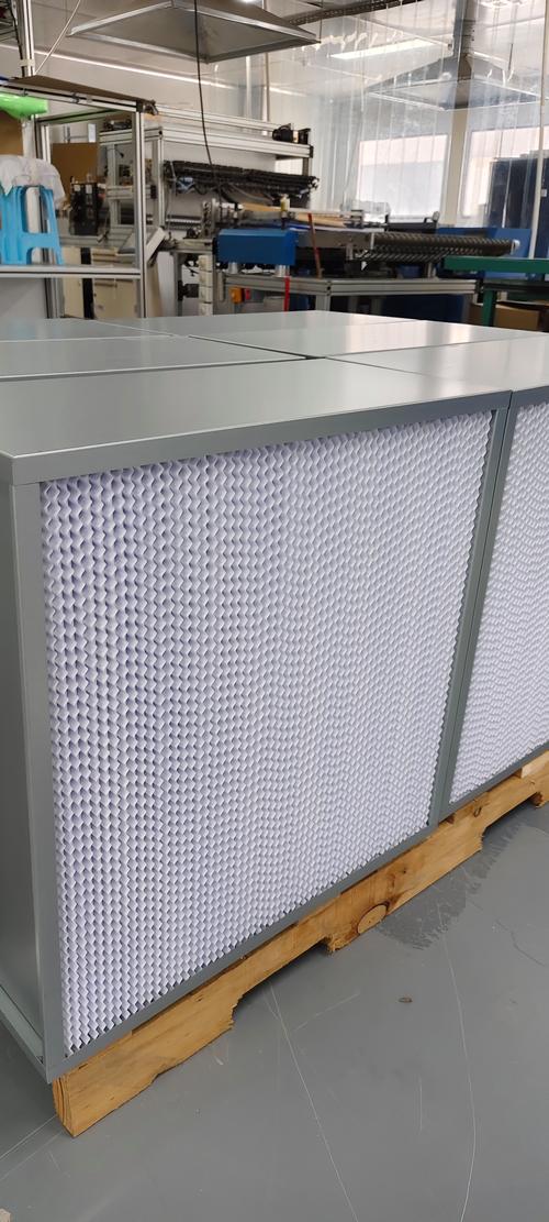 洁净工作台HEPA过滤器折纸结构微观特写