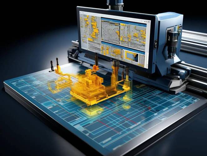 车间数控机床CAD/CAM操作界面实拍