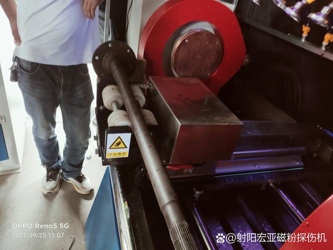 磁粉探伤机核心励磁线圈拆解铭牌图
