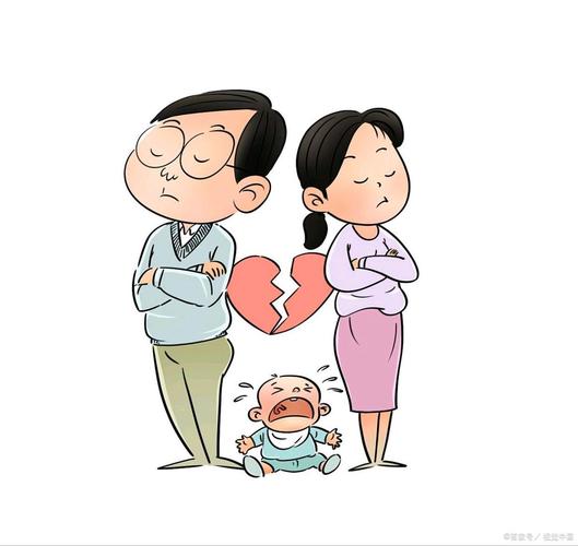育儿观念冲突下夫妻争吵漫画