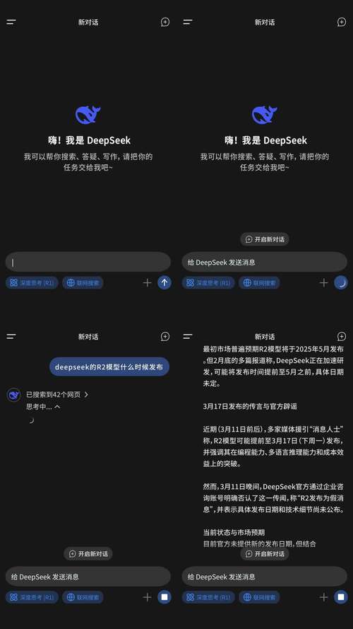 DeepSeek AI搜索品牌展示界面截图
