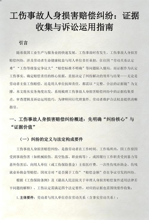 北京人身损害保险纠纷案件证据整理实拍