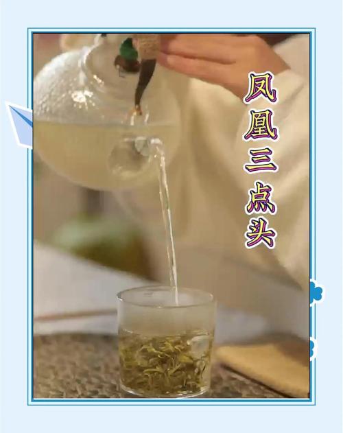 茶艺师凤凰三点头动作特写