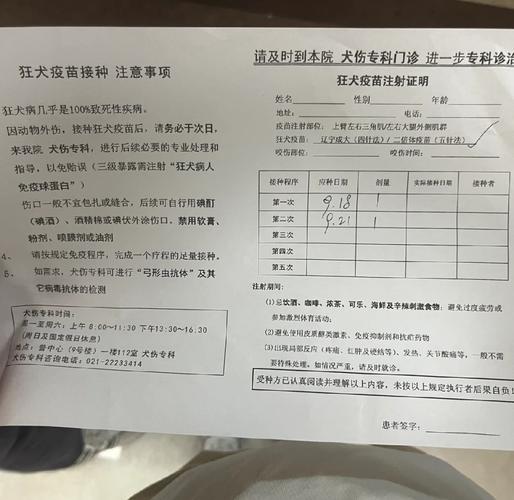 家养犬每年狂犬病疫苗接种提醒表