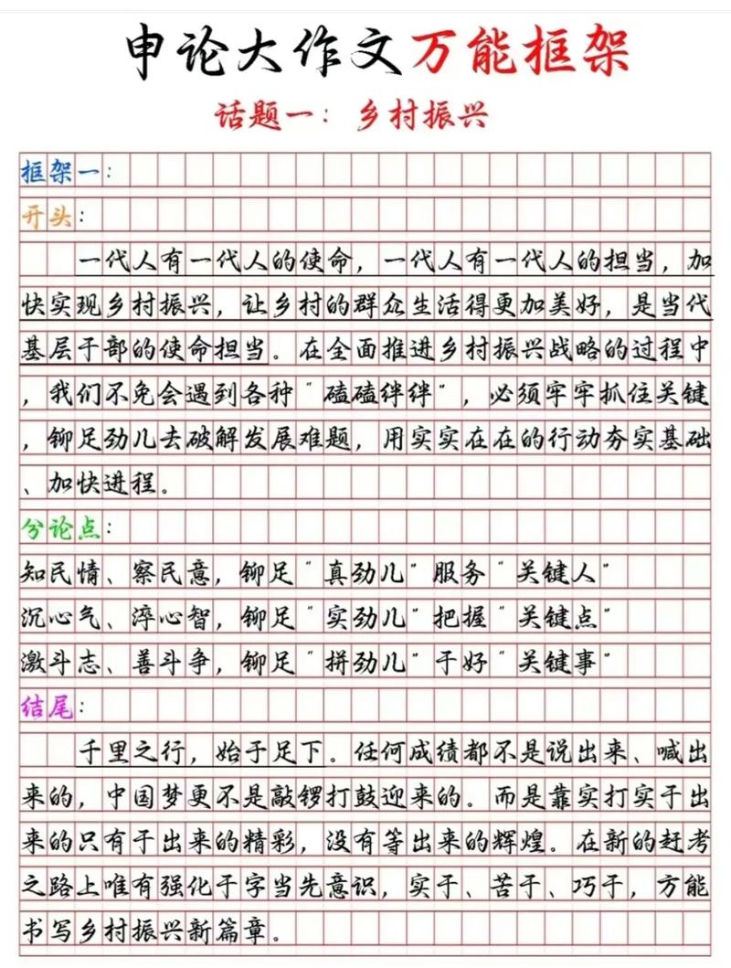 申论：别让模板毁了你的表达