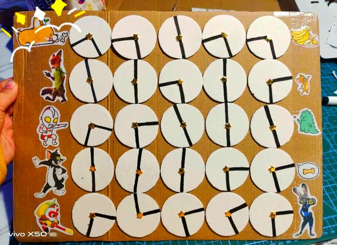 亲子在家玩桌面纸板游戏实拍