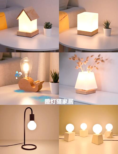 婴儿房暖色小夜灯柔和照明