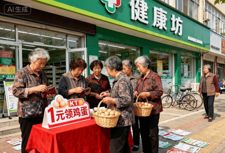 超市门口刷脸领鸡蛋促销展台