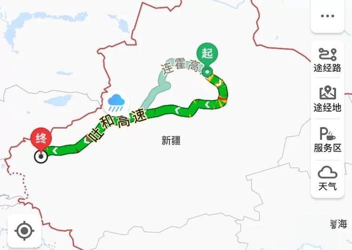 喀什地铁1号线线路图
