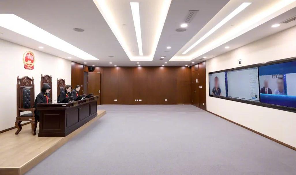 杭州互联网法院虚拟财产继承案庭审现场照片