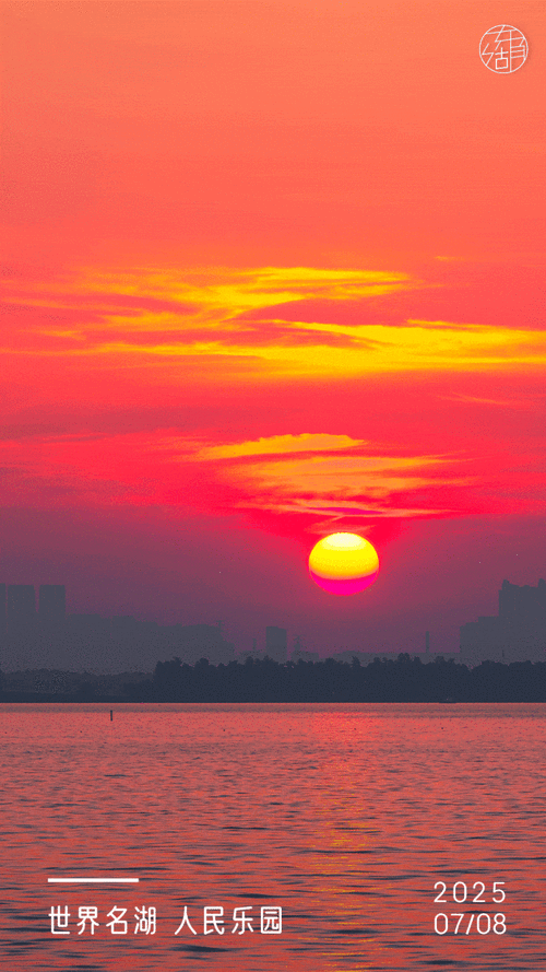 太阳出来前,露水里的云在动