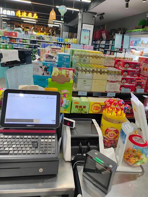 便利店空置人工收银台实拍