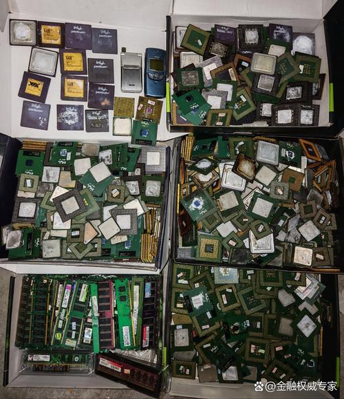 南京珠江路老电脑城旧半导体芯片摊位