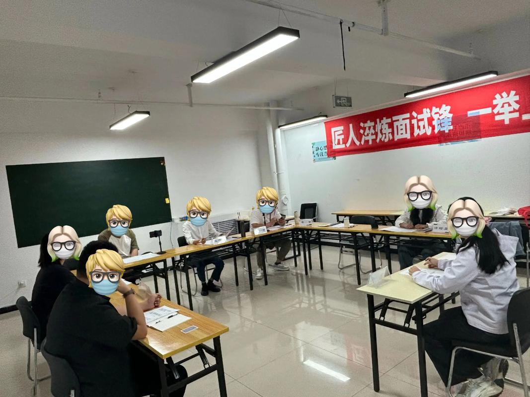 国企招聘结构化面试现场多角度画面