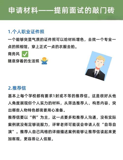 MBA提前面试申请材料准备清单