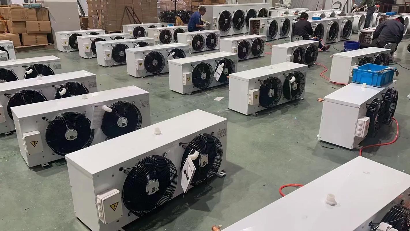 工业冷风机厂家核心部件原料仓实拍