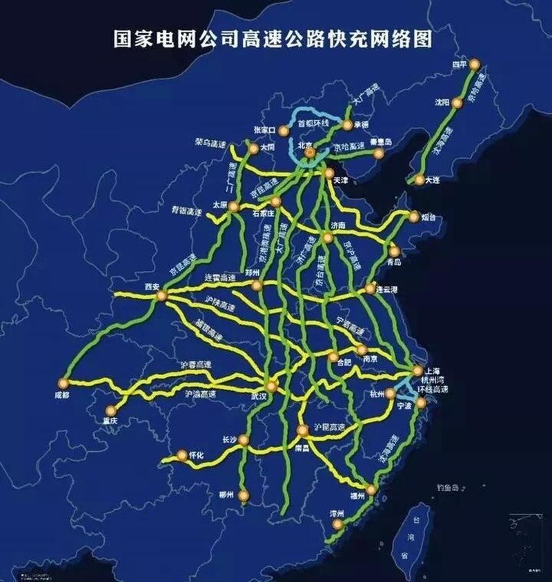 高速服务区集中快充电网负荷变化示意图