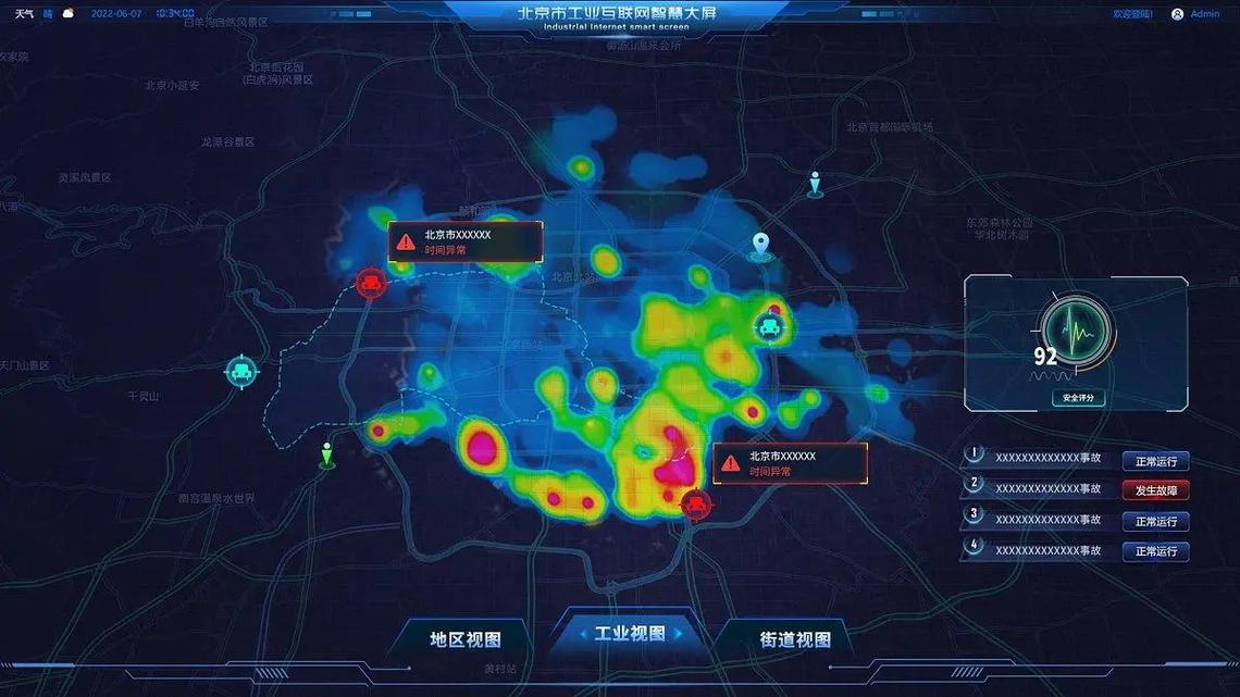 无人货架点位数智化选址热力图