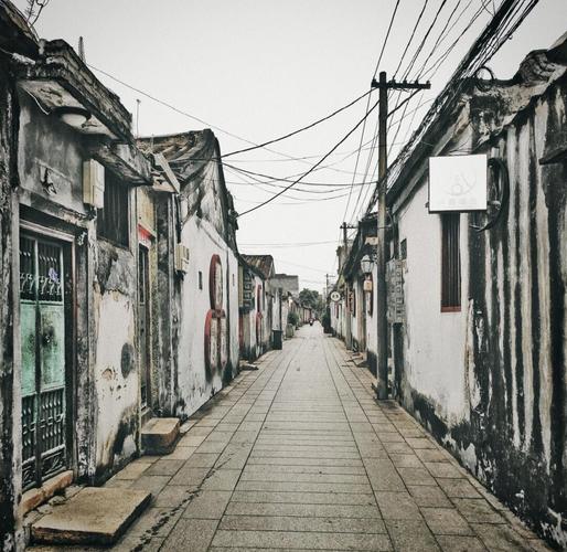 潮州甲第巷的老宅和青石板路
