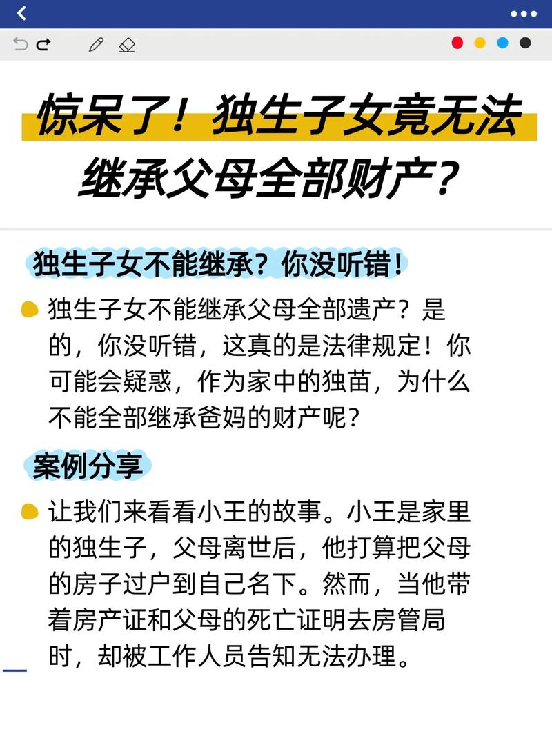 独生子女继承父母房产转继承风险示意图