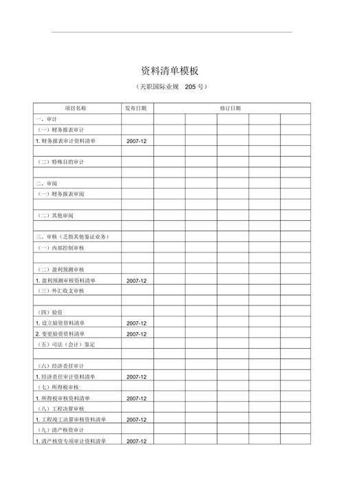 企业品牌信息一致性审计清单空白模板
