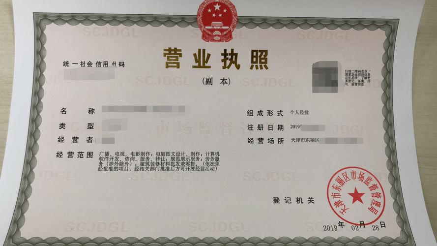公司法人营业执照样本图片