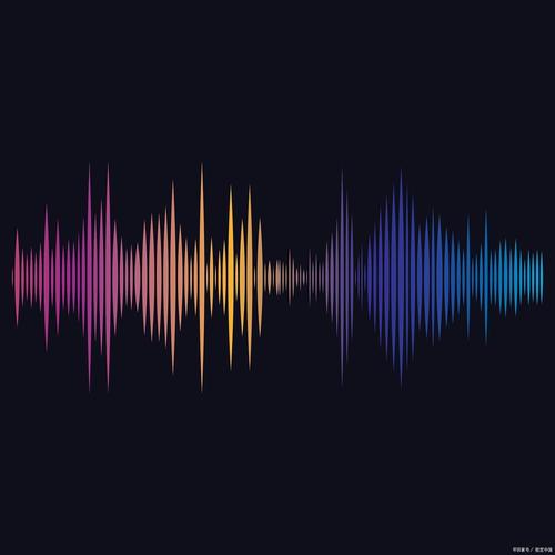 视频剪辑软件中带杂音的音效素材波形图