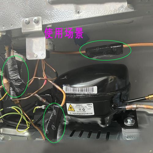 冰箱底部减震橡胶垫安装示意图