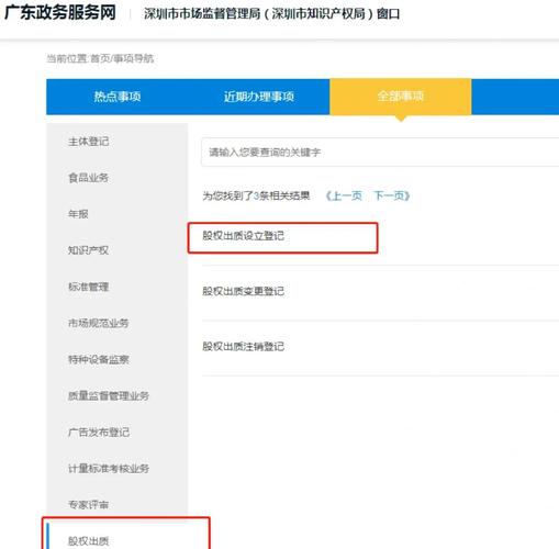股权质押登记流程图解