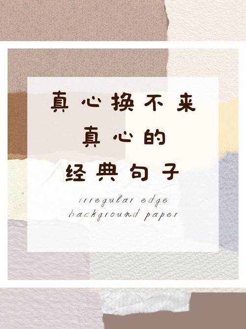最后几句真心话