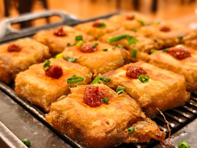 毛豆腐特写