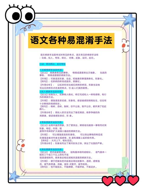 高中语文交叉阅读易混淆点对比表