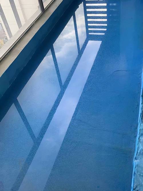 家装阳台防水涂料完工效果图