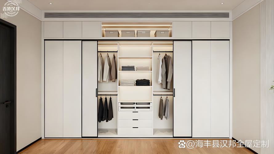 定制衣柜立体分层收纳实景图