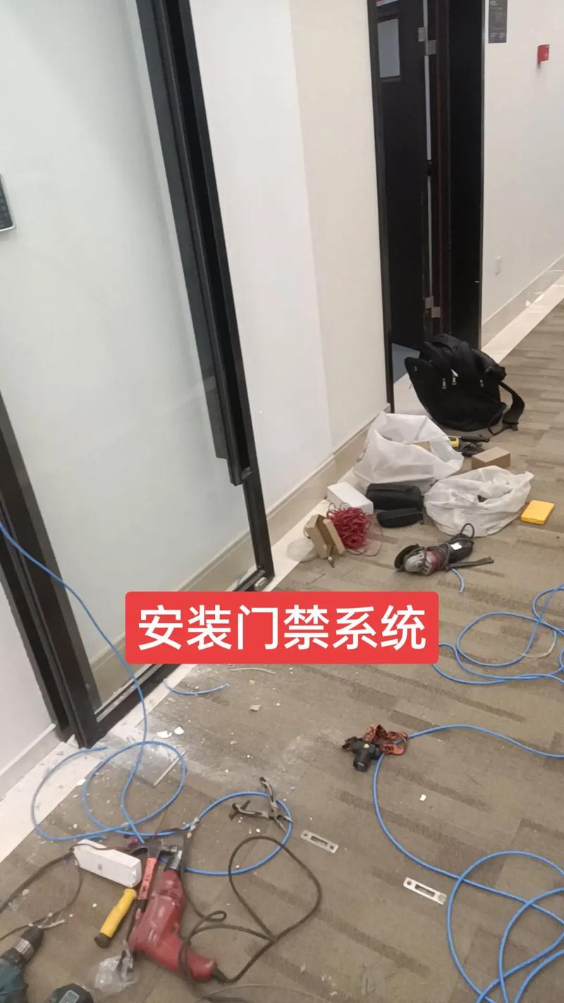 高粉尘工业环境指静脉门禁安装现场