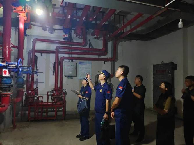 城市商业综合体消防设施合规检查现场图